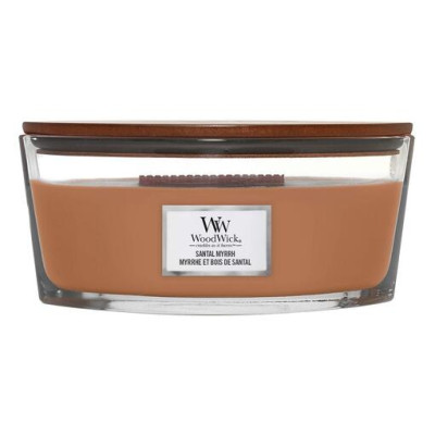 Vonná svíčka WoodWick SANTAL MYRRH, široký knot 453 g