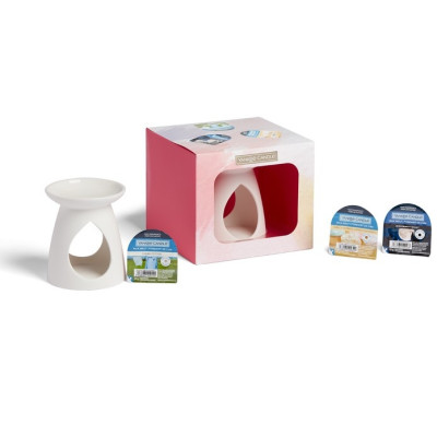 Yankee Candle Dárková sada Aromalampa + 3x vonný vosk 22 g