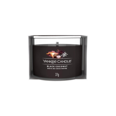 Yankee Candle Votivní svíčka ve skle BLACK COCONUT, 37 g