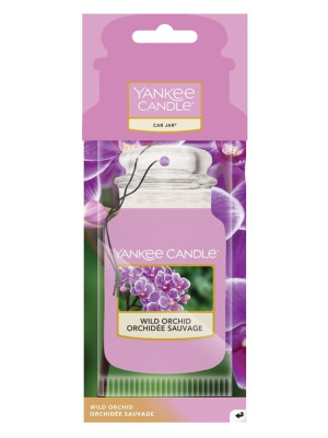 Yankee Candle WILD ORCHID, papírová visačka do auta 1ks
