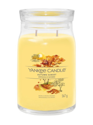 Yankee Candle AUTUMN SUNSET, Signature velká svíčka 567 g
