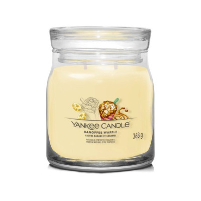 Yankee Candle BANOFFEE WAFFLE signature střední svíčka 368 g
