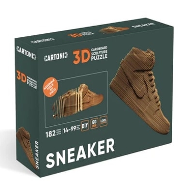detail Cartonic 3D PUZZLE - SNEAKER, 182 dílků, LEVEL4