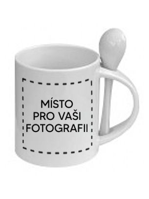 detail Fotohrnek STANDARD se lžičkou BÍLÝ, 300ml