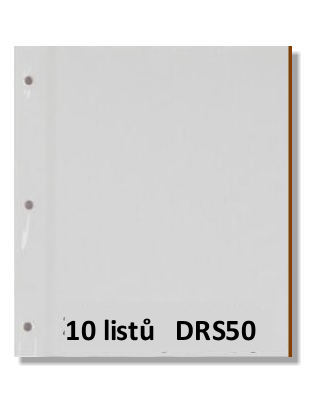 detail Gedeon DRS50 Náhradní samolepicí listy - 10 listů