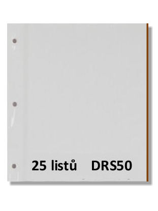 detail Gedeon DRS50 Náhradní samolepicí listy - 25 listů