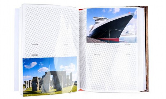 detail Fotoalbum 9x13/200 B35200S Fandy SENSE 1, červený bok