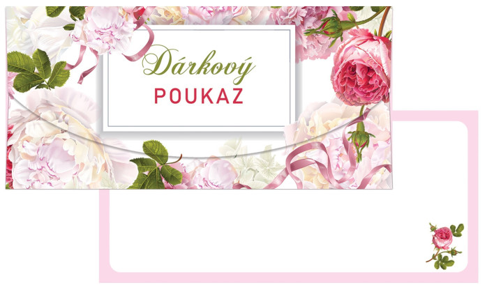 detail Alvarak Obálka na peníze a poukázky - 22366, květy
