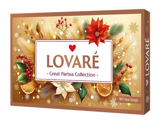 detail LOVARÉ 90 sáčků GREAT PARTEA Collection, VÁNOČNÍ limitovaná edice