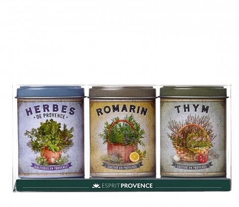 detail Esprit Provence Bylinkové trio - Tymián, Rozmarýn, Provensálské bylinky