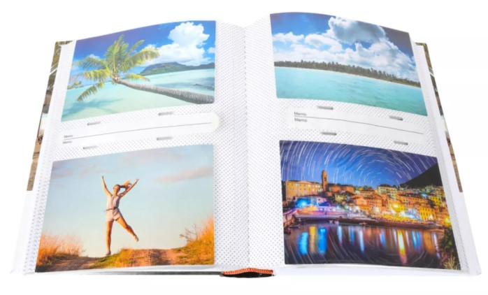 detail Fotoalbum 10x15/200 B46200S Gedeon TRAVEL VIEW, tm.modrý bok