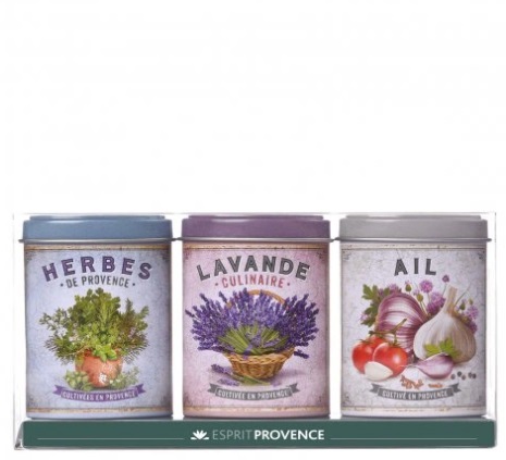 detail Esprit Provence Bylinkové trio - Česnek, levandule, provensálské bylinky