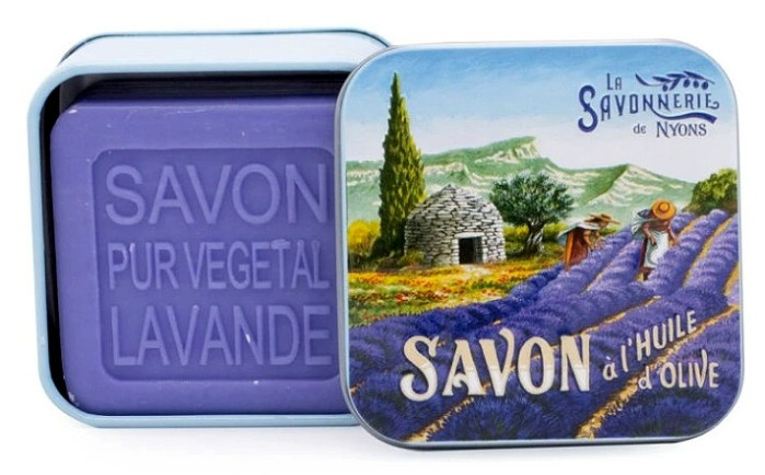 detail La Savonnerie Mýdlo v plechové dóze 100 g - LA BORIE