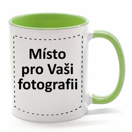 detail Fotohrnek COMBO Světle zeleno-bílý 1x foto 300ml