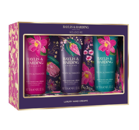 Baylis&Harding Tropical Paradise, sada krémů na ruce, 3dílná