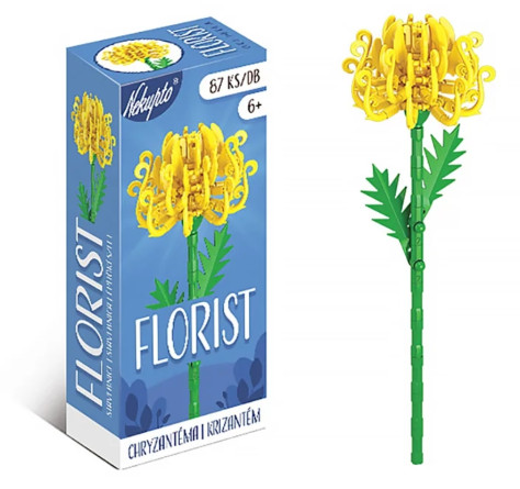 Nekupto MINI stavebnice FLORIST – Chryzantéma