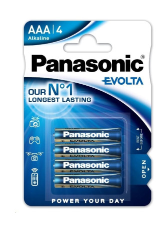 detail PANASONIC Evolta AAA 4ks, LR03 - 1,5 V
