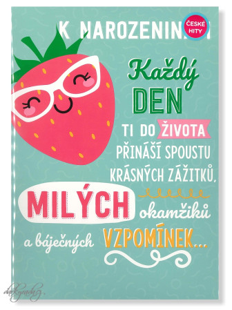 detail Albi Hrací přání K narozeninám ... YAHODA / Mirai