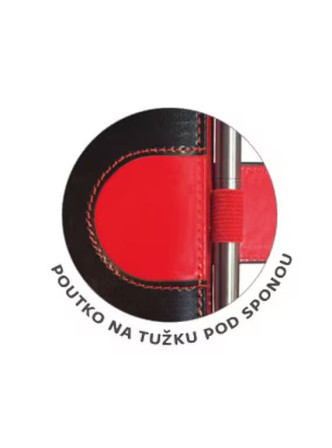 detail Helma 365 Denní diář A5 Flip 2026 - černo/modrý