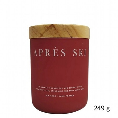 detail DW HOME - APRÉS SKI, vonná svíčka 249g