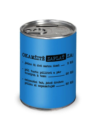 detail Nekupto Humorná pokladnička - NADMĚRNÉ HOLDOVÁNÍ ALKOHOLU