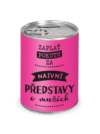 detail Nekupto Humorná pokladnička - NAIVNÍ PŘEDSTAVY O MUŽÍCH