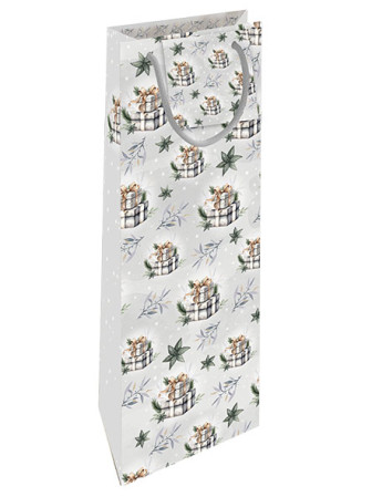 detail Nekupto Dárková taška UFLH na láhev - Vánoční dárkečky