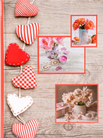 detail Fotoalbum 9x13/200 B35200S Fandy SENSE 1, červený bok