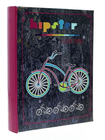 detail Fotoalbum 10x15/200 B46200 Gedeon MODERN BIKES fialový bok