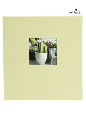 detail Fotoalbum klasik 100stran 30x31cm 31724 Goldbuch BELLA VISTA linden green