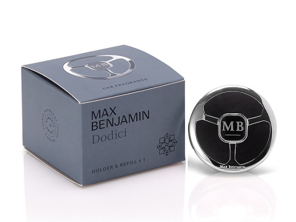 detail Max Benjamin Vůně do auta DODICI, clip + náplň