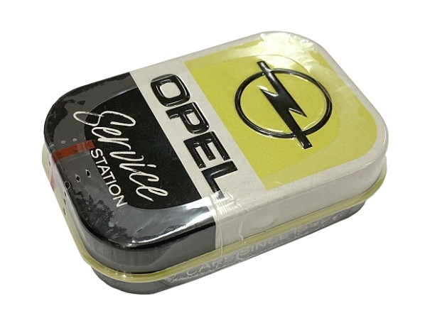 detail MINT BOX - OPEL Servise station, mentolky 15g