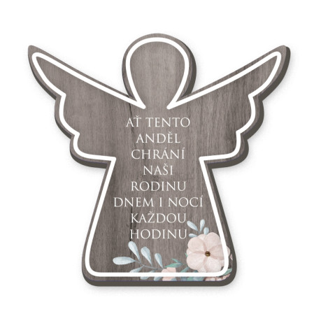 detail Nekupto Anděl - AŤ TENTO ANDĚL CHRÁNÍ NAŠI RODINU...
