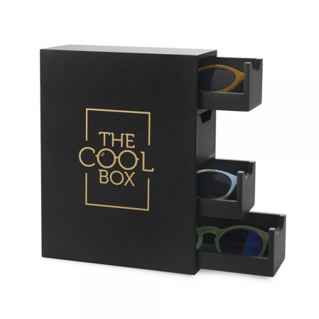 detail Balvi - THE COOL BOX, krabice na sluneční brýle, černá