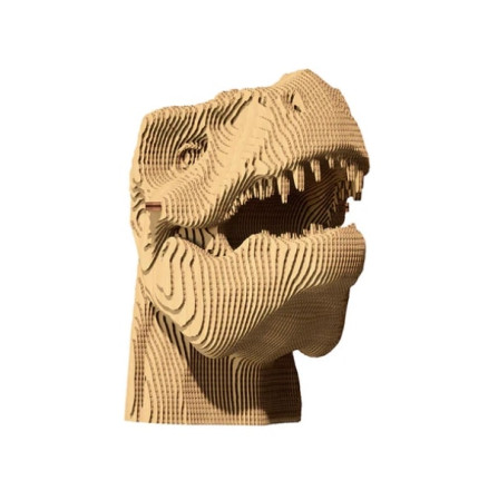 detail Cartonic 3D PUZZLE - T-REX CARTREX, 72 dílků, LEVEL2