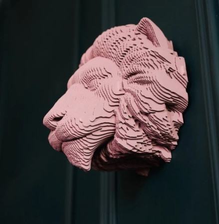 detail Cartonic 3D PUZZLE - LION, 79 dílků, LEVEL 2 (k zavěšení)