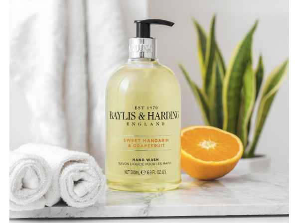 detail Baylis&Harding Tekuté mýdlo - MANDARINKA A GRAPEFRUIT, 500 ml