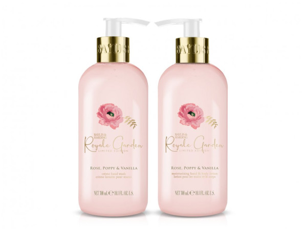 detail Baylis & Harding Sada péče o ruce - Růže, Vlčí mák & Vanilka, 2ks