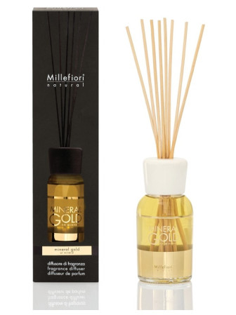 detail Millefiori Milano Difuzér 250ml MINERAL GOLD