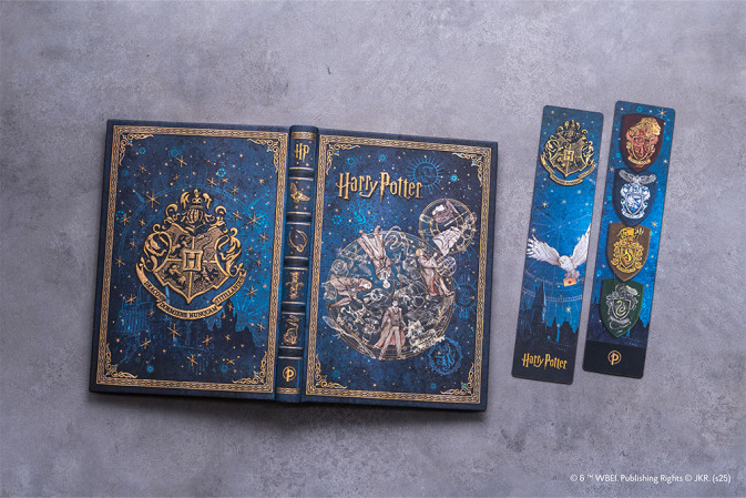 detail Paperblanks ZÁLOŽKA - Legends of Hogwarts / Harry Potter
