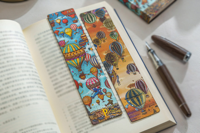 detail Paperblanks ZÁLOŽKA - BALLOON FESTIVAL / Sunset Ride