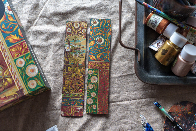 detail Paperblanks ZÁLOŽKA - Viennese Fruit / Vox Botanica