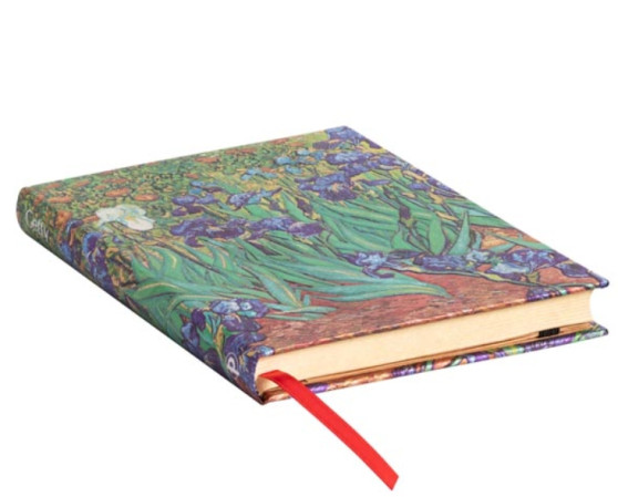 detail Paperblanks MIDI zápisník - Van Gogh’s Irises, linkovaný