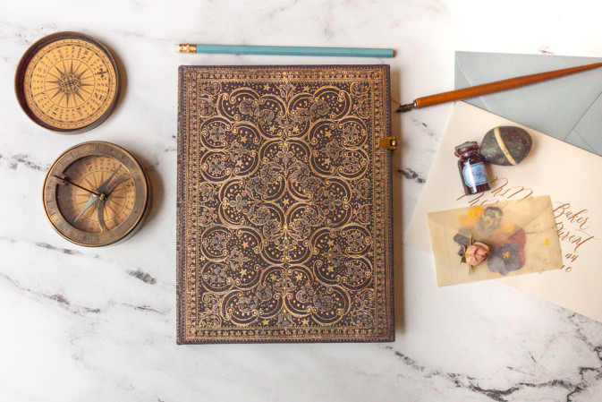 detail Paperblanks MINI zápisník - Restoration, 240stran, linkovaný