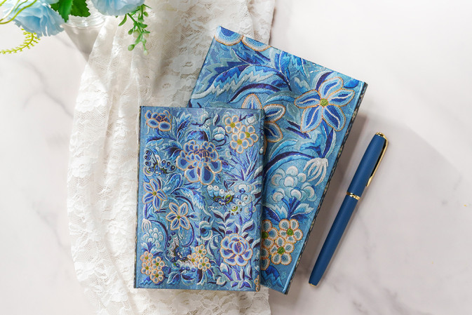 detail Paperblanks MINI zápisník - Blue Willow, linkovaný