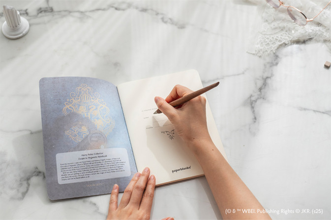 detail Paperblanks Sešit A6, linkovaný - Harry Potter, modrý