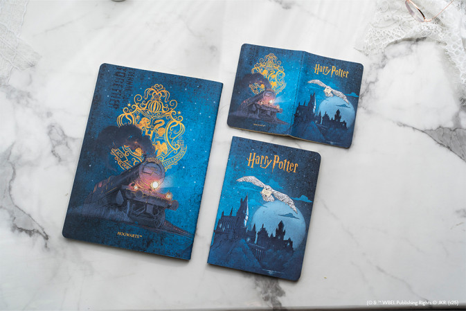 detail Paperblanks Sešit A6, linkovaný - Harry Potter, modrý