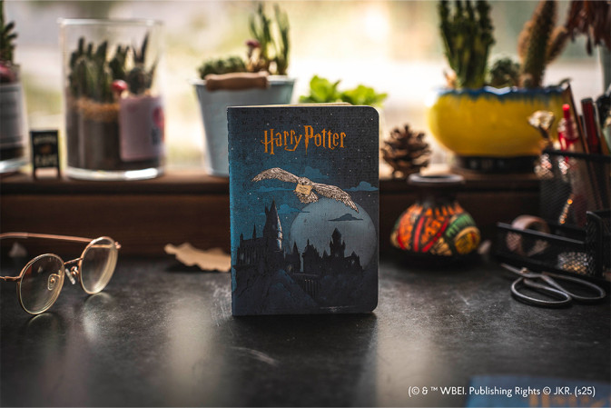 detail Paperblanks Sešit A5, linkovaný - Harry Potter, modrý