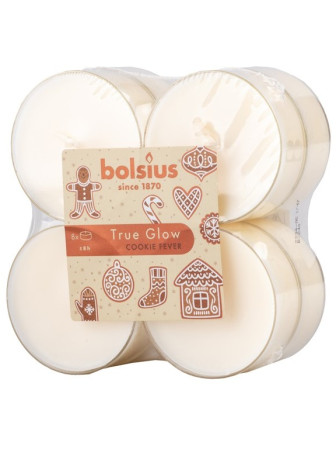 detail Bolsius Čajové svíčka MAXI - COOKIE FEVER, 8 ks v plastových kalíšcích