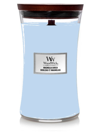 detail Vonná svíčka WoodWick MAGNOLIA BIRCH, velká 609 g